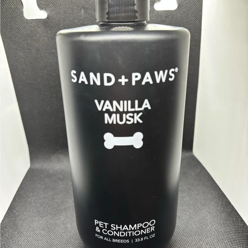 Sand + Paws Vanilla Musk Pet Shampoo & Conditioner